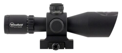 Firefield FF13064 Barrage  Matte Black 2.5-10x40mm Illuminated Re