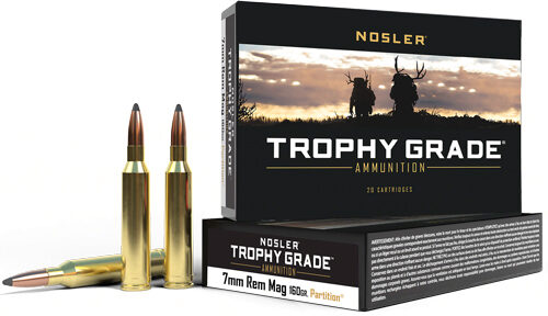 PARTITION TROPHY GRADE 7MM REMINGTON MAGNUM RIFLE AMMO