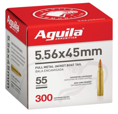 Aguila 1E556126 Target & Range Rifle 5.56x45mm NATO 55 gr Full Me