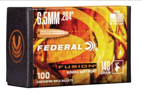 Federal FB264F2 Fusion Component  6.5 Creedmoor .264 140 gr Fusio