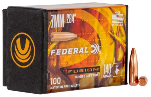 Federal FB284F1 Fusion Component  7mm .284 140 gr Fusion Soft Poi