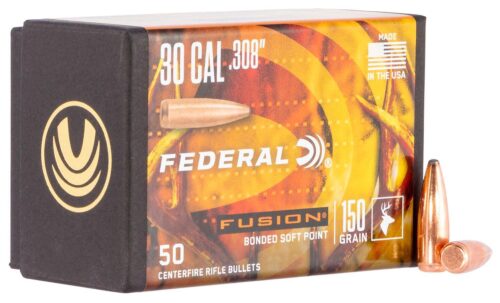 Federal FB308F1 Fusion Component  30 Cal .308 150 gr Fusion Soft