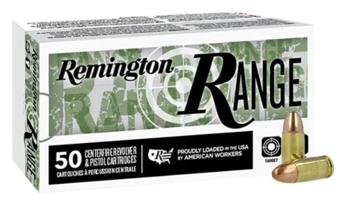 Remington Ammunition R27778 Range  9mm Luger 115 gr Full Metal Ja