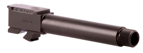 SilencerCo AC864 Threaded Barrel  5 9mm Luger, Black Nitride Stai