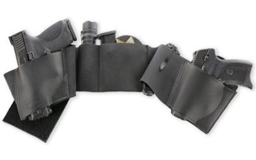 Galco UWBKLG2 UnderWraps 2.0 Black Large Leather/Nylon Handgun