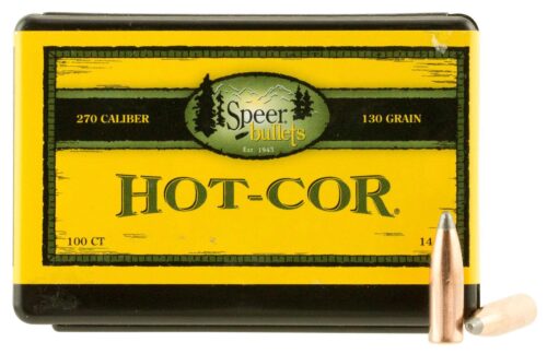 Speer 1459 Hot-Cor  270 Win .277 130 gr Spitzer Soft Point 100 Pe
