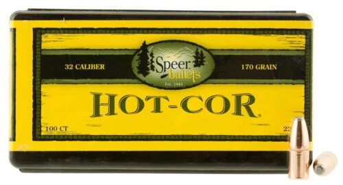 Speer 2259 Hot-Cor  32 Cal .321 170 gr Soft Point Flat Nose 100 P
