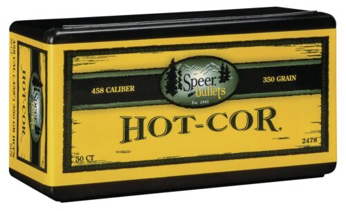 Speer 2478 Hot-Cor  45 Cal .458 350 gr Soft Point Flat Nose 50 Pe