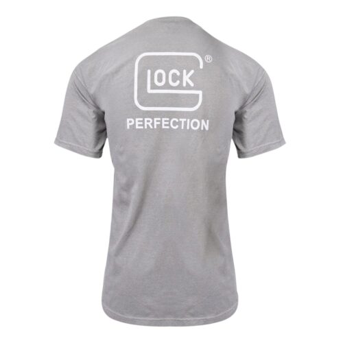 Glock AA75144 Perfection  Gray Cotton Short Sleeve Medium