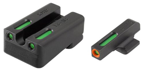 TruGlo TG13KM1PC TFX Pro  Black | Green Tritium & Fiber Optic Ora