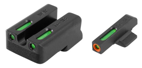 TruGlo TG13NV1PC TFX Pro  Black | Green Tritium & Fiber Optic Ora