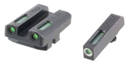TruGlo TG13WA3A TFX  Black | Green Tritium & Fiber Optic White Ou