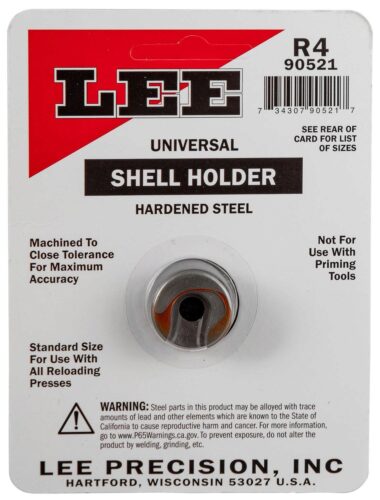 Lee Precision 90521 Shell Holder Universal Size #4R Steel Capacit