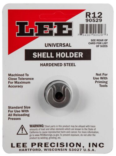 Lee Precision 90529 Shell Holder Universal #12R 6 PPC / 22 PPC /