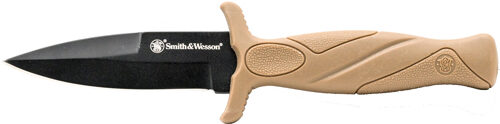 Smith & Wesson Knives 1100073 H.R.T. Flase Edge 2.75 Fixed Plain