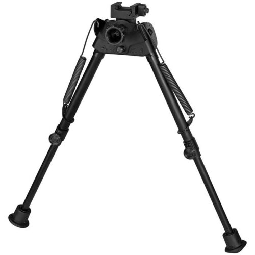 Harris Bipods S-L2P Swivel L Picatinny, 9-13, Black Steel/Aluminu