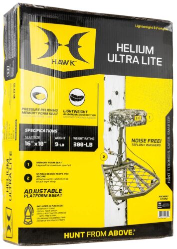 Hawk HWKFPRA Helium Ultra Lite Hang-On Gray Powder-Coating Alumin