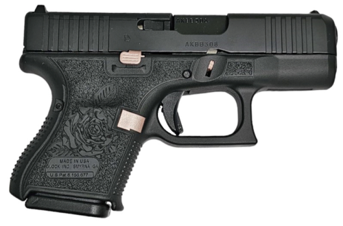 GLOCK 26 GEN5 MOS BLACK ROSE 9MM UA265S201MOSBR