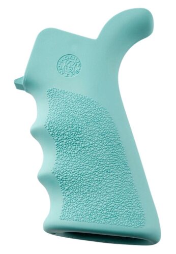 Hogue 13024 OverMolded Beavertail Cobblestone Aqua Blue with Fing