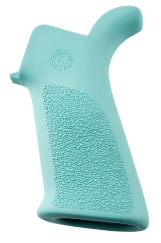 Hogue 13034 OverMolded Beavertail Cobblestone Aqua Blue Rubber Pi