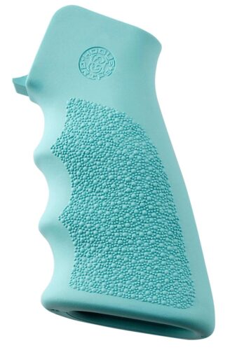 Hogue 15015 OverMolded Grip Cobblestone Aqua Blue Rubber with Fin