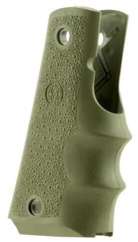 Hogue 45001 OverMolded Grip Cobblestone OD Green Rubber with Fing