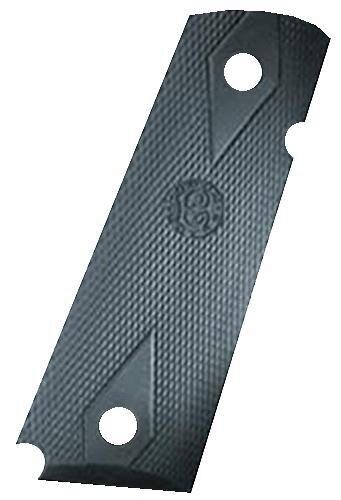 Hogue 45010 OverMolded Grip Panels Black Rubber for 1911 Governme