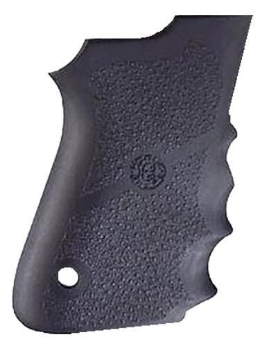 Hogue 69000 Rubber Grip  Black Rubber with Finger Grooves for S&W