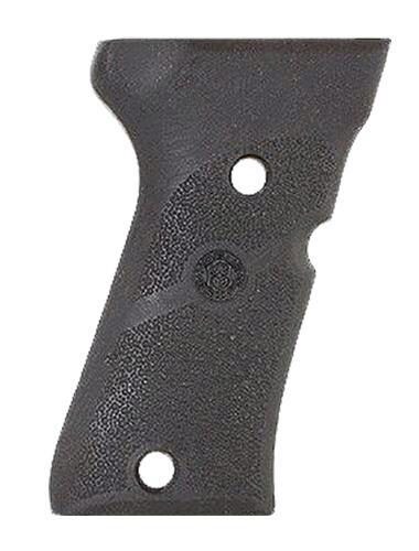 Hogue 93010 Grip Panels  Cobblestone Black Rubber for Beretta 92