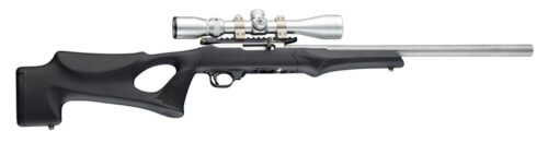 Hogue 22070 OverMolded Rifle Stock Fixed Thumbhole Black OverMold