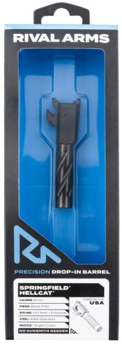 Rival Arms RA-RA20H101A Precision V1 Black PVD Spiral Fluted Stai