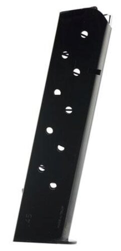 Mec-Gar MGCG4510B Standard  Blued Detachable 10rd 45 ACP for 1911
