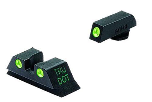 Meprolight USA 102223101 Tru-Dot Sight Set Fixed Green Tritium Fr