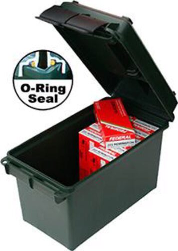 MTM Case-Gard AC50C11 Ammo Can  50 Cal Rifle Forest Green Polypro