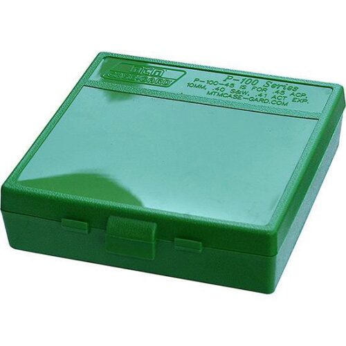 MTM Case-Gard P1004510 Case-Gard P-100 Multi-Caliber Handgun Gree