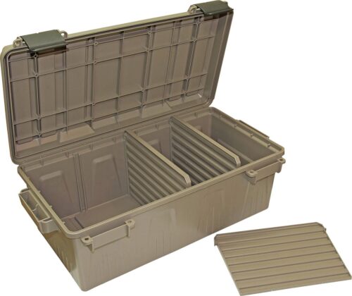 MTM Case-Gard ACDC30 Ammo Crate Divided Utility Box Beige Polypro