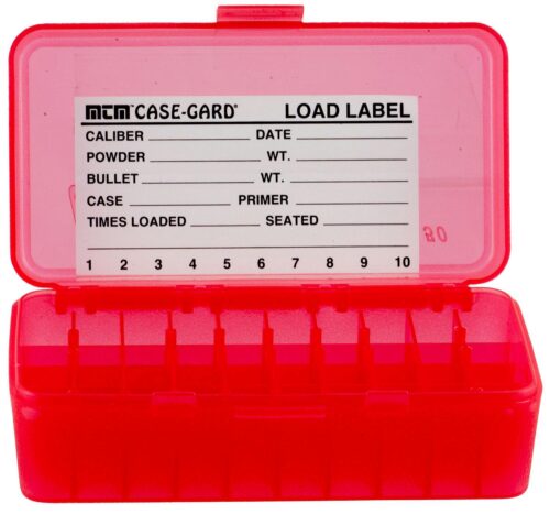 MTM Case-Gard P504429 Case-Gard P-50 Multi-Caliber Handgun Clear