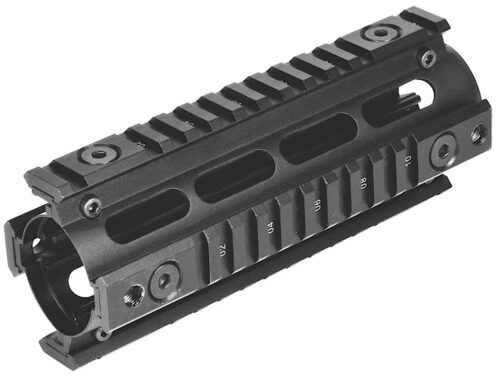 NcStar MAR4S Quad Rail Carbine Length AR-15 Black Hardcoat Anodiz