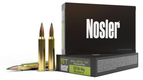 Nosler 40053 Ballistic Tip  300 Win Mag 180 gr Spitzer Ballistic