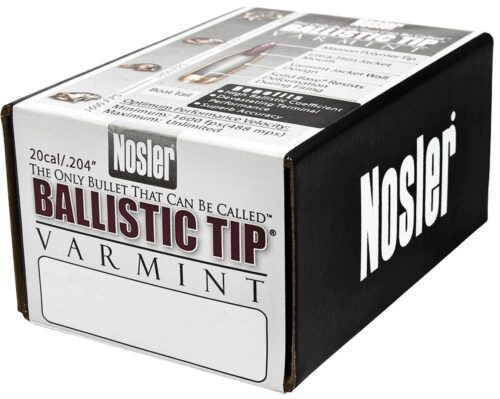 Nosler 52111 Ballistic Tip  204 Ruger .204 40 gr Spitzer/ 100 Per