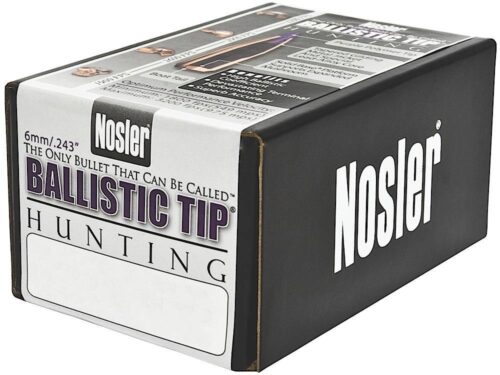 Nosler 24090 Ballistic Tip  6mm .243 90 GR Ballistic Tip Hunting/