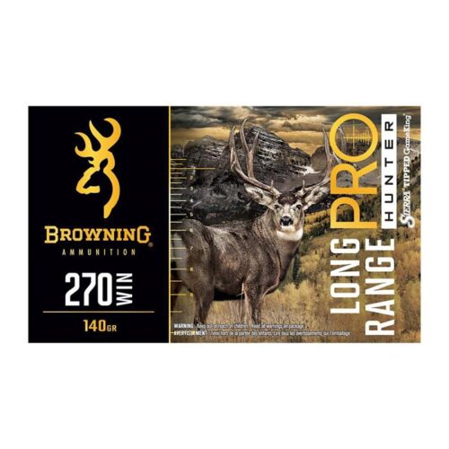 Browning Ammo B192502702 Long Range Pro  270 Win 140 gr 20 Per Bo