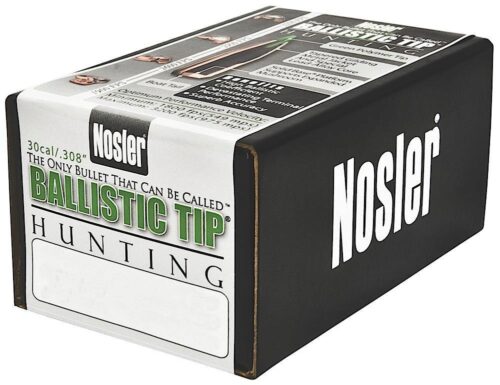 Nosler 30168 Ballistic Tip  30 Caliber .308 168 GR Spitzer/ 50 Pe