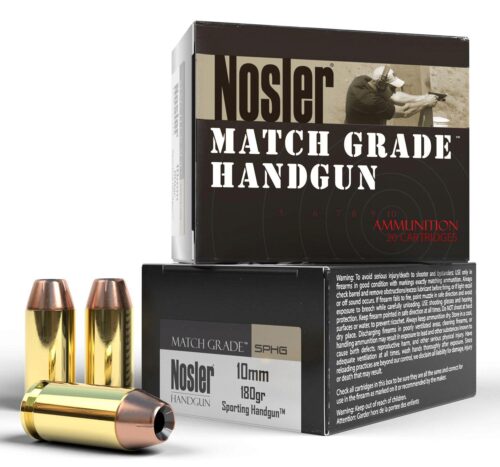 Nosler 51412 Assured Stopping Power Handgun 10mm Auto 180 gr Jack