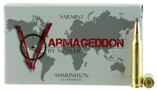 Nosler 65139 Varmageddon  223 Rem 53 gr Flat Base Tipped 20 Per B