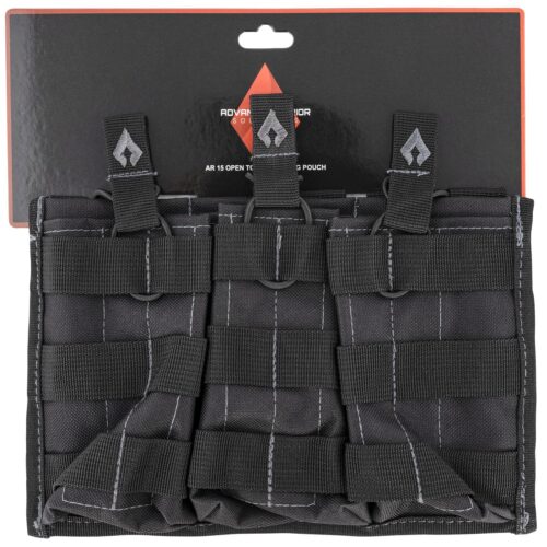 Advance Warrior Solutions AROTTMPBL Double Mag Pouch Open Top Bla