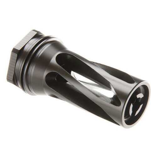Huxwrx 1677 QD 556 Flash Hider Black with 1/2-28 tpi Threads,  2.