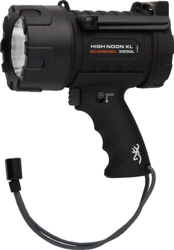 Browning 3717787 High Noon XL Black 100-3200 Lumens White LED Pol