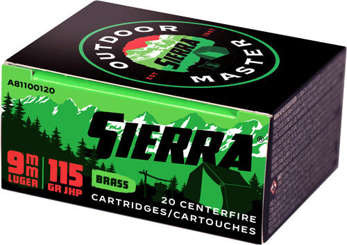 OUTDOOR MASTER 9MM LUGER AMMO