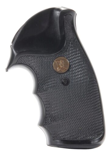 Pachmayr 02521 Gripper Grip Checkered Black Rubber with Finger Gr